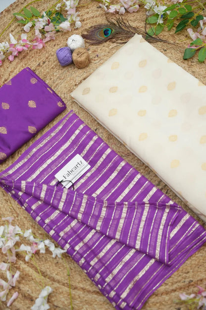 Yamuna South Indian Festival Traditional Half Saree with Embroidered Blouse & Dupatta