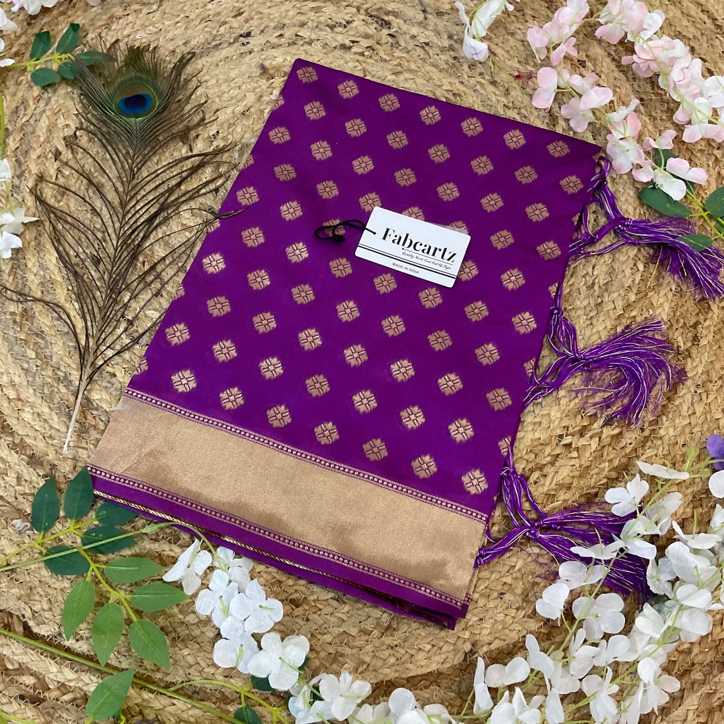 JiyaDup Beautiful Jacquard Woven Design Dupatta for women | Only Dupatta