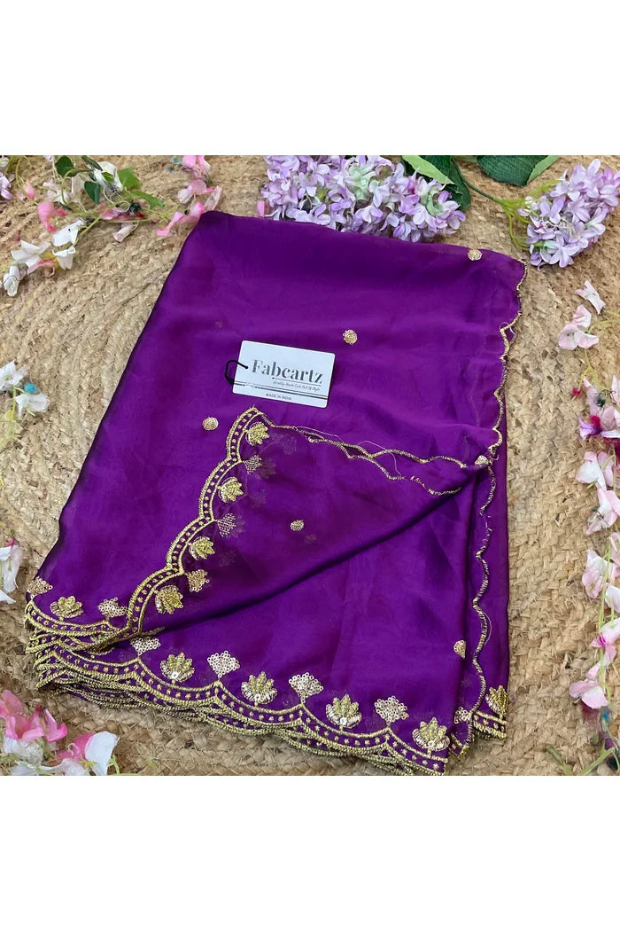 Beautiful Embroidery work Rangoli Dupatta for women | Only Dupatta Juhi Dup