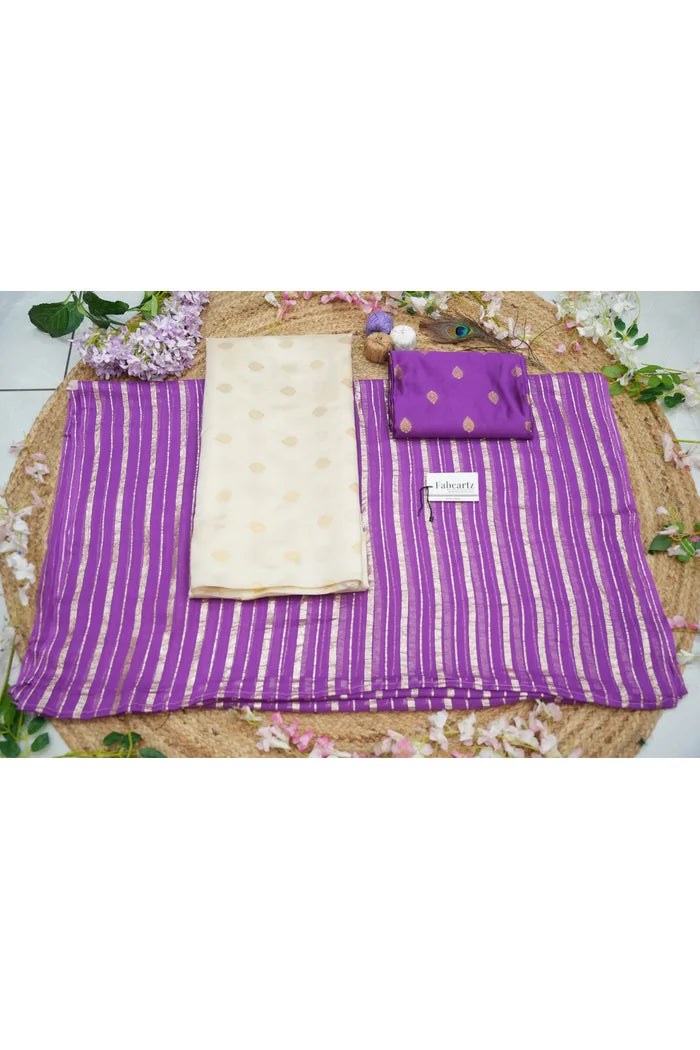 Yamuna South Indian Festival Traditional Half Saree with Embroidered Blouse & Dupatta
