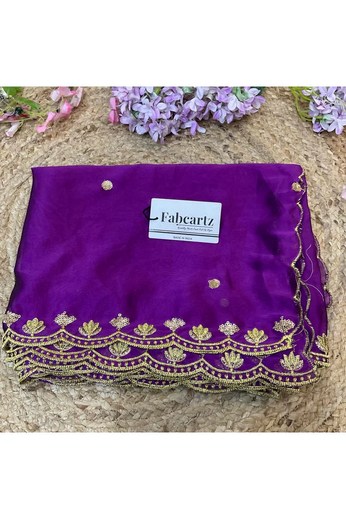 Beautiful Embroidery work Rangoli Dupatta for women | Only Dupatta Juhi Dup