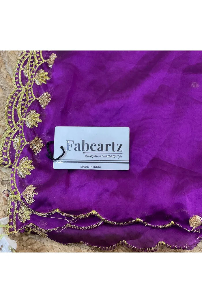 Beautiful Embroidery work Rangoli Dupatta for women | Only Dupatta Juhi Dup