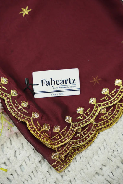 (Putrika) South Indian Festival Traditional Half Saree with Embroidered Blouse & Dupatta