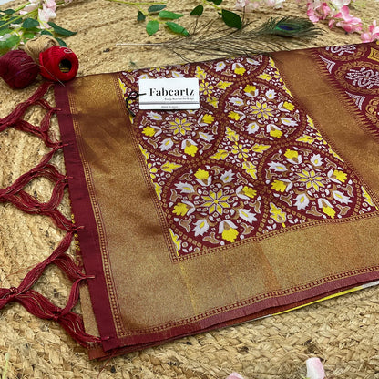 GolGolDup Beautiful Jacquard Woven Design Dupatta for women | Only Dupatta