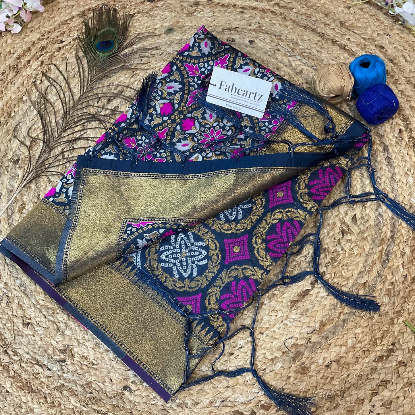 GolGolDup Beautiful Jacquard Woven Design Dupatta for women | Only Dupatta
