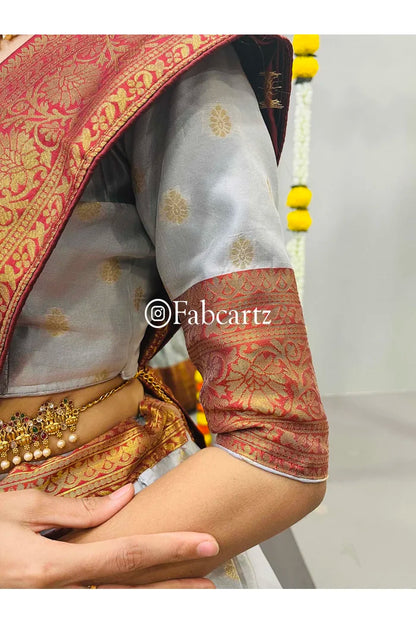 WaanmayiButtaCutting South Indian Festival Traditional Half Saree