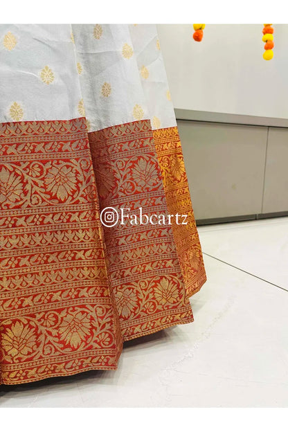 WaanmayiButtaCutting South Indian Festival Traditional Half Saree