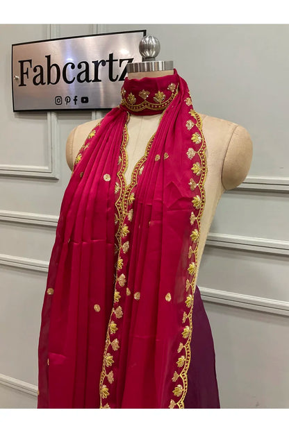 Beautiful Embroidery work Rangoli Dupatta for women | Only Dupatta Juhi Dup