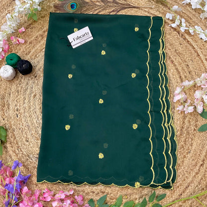 KomalDup Beautiful Embroidery work Rangoli Dupatta for women | Only Dupatta