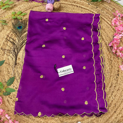 KomalDup Beautiful Embroidery work Rangoli Dupatta for women | Only Dupatta