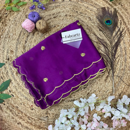 KomalDup Beautiful Embroidery work Rangoli Dupatta for women | Only Dupatta