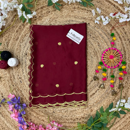 KomalDup Beautiful Embroidery work Rangoli Dupatta for women | Only Dupatta