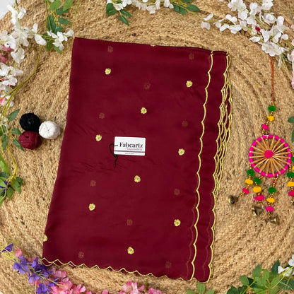 KomalDup Beautiful Embroidery work Rangoli Dupatta for women | Only Dupatta