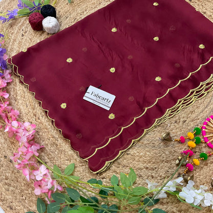 KomalDup Beautiful Embroidery work Rangoli Dupatta for women | Only Dupatta