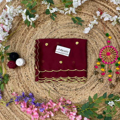 KomalDup Beautiful Embroidery work Rangoli Dupatta for women | Only Dupatta