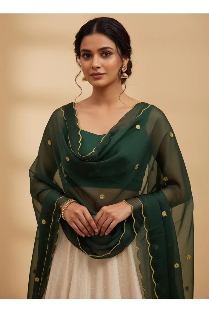 Beautiful Embroidery work Rangoli Dupatta for women | Only Dupatta Komal Dup