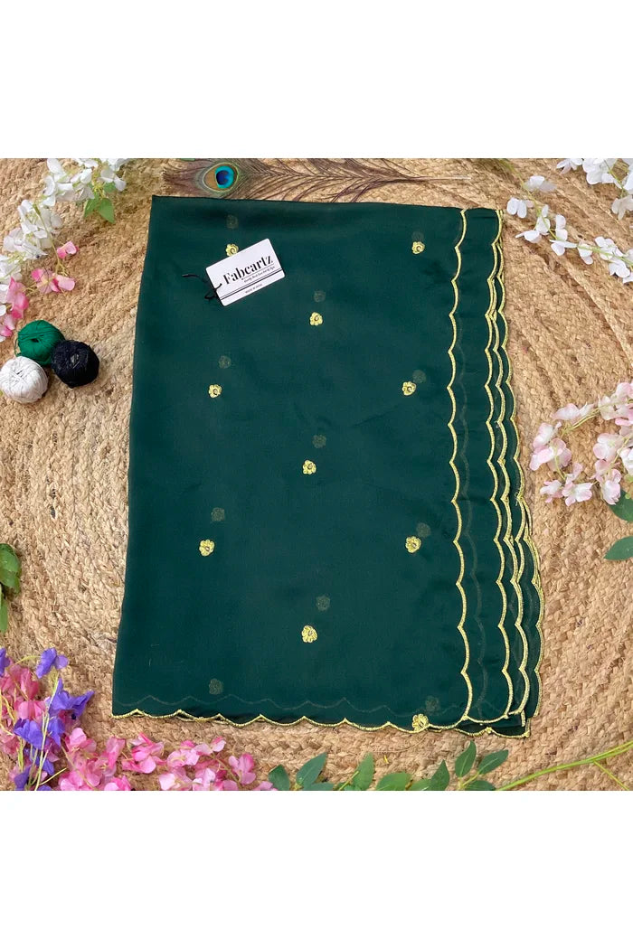 Beautiful Embroidery work Rangoli Dupatta for women | Only Dupatta Komal Dup