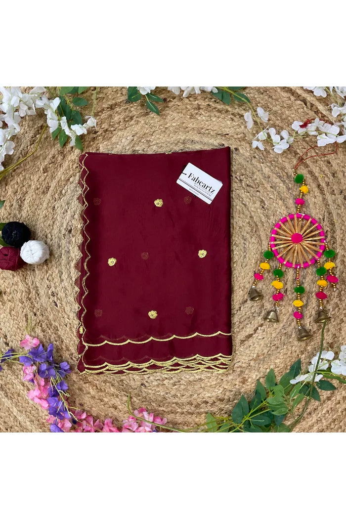 Beautiful Embroidery work Rangoli Dupatta for women | Only Dupatta Komal Dup