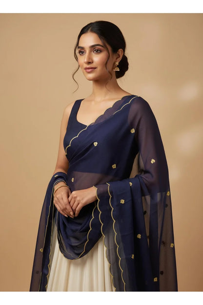 Beautiful Embroidery work Rangoli Dupatta for women | Only Dupatta Komal Dup