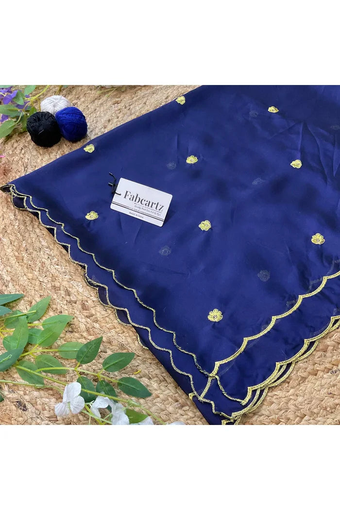 Beautiful Embroidery work Rangoli Dupatta for women | Only Dupatta Komal Dup