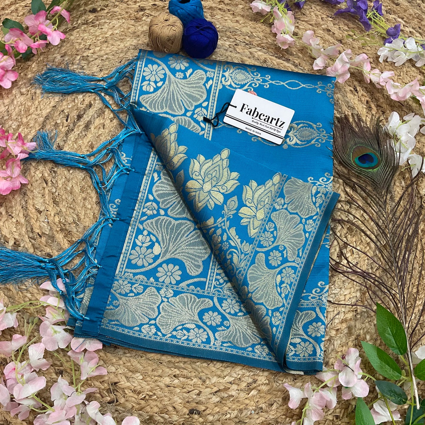 LaherDup Beautiful Jacquard Woven Design Dupatta for women | Only Dupatta