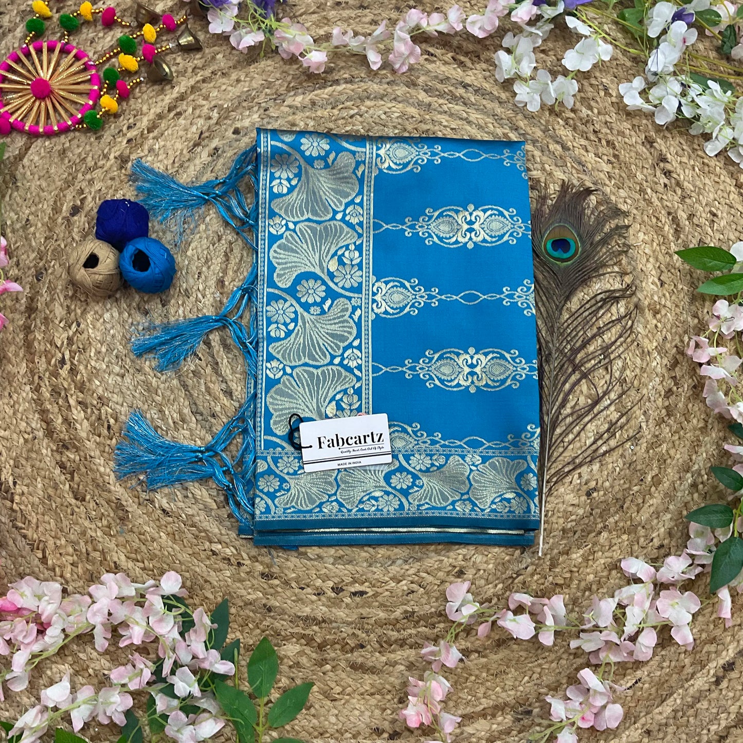 LaherDup Beautiful Jacquard Woven Design Dupatta for women | Only Dupatta