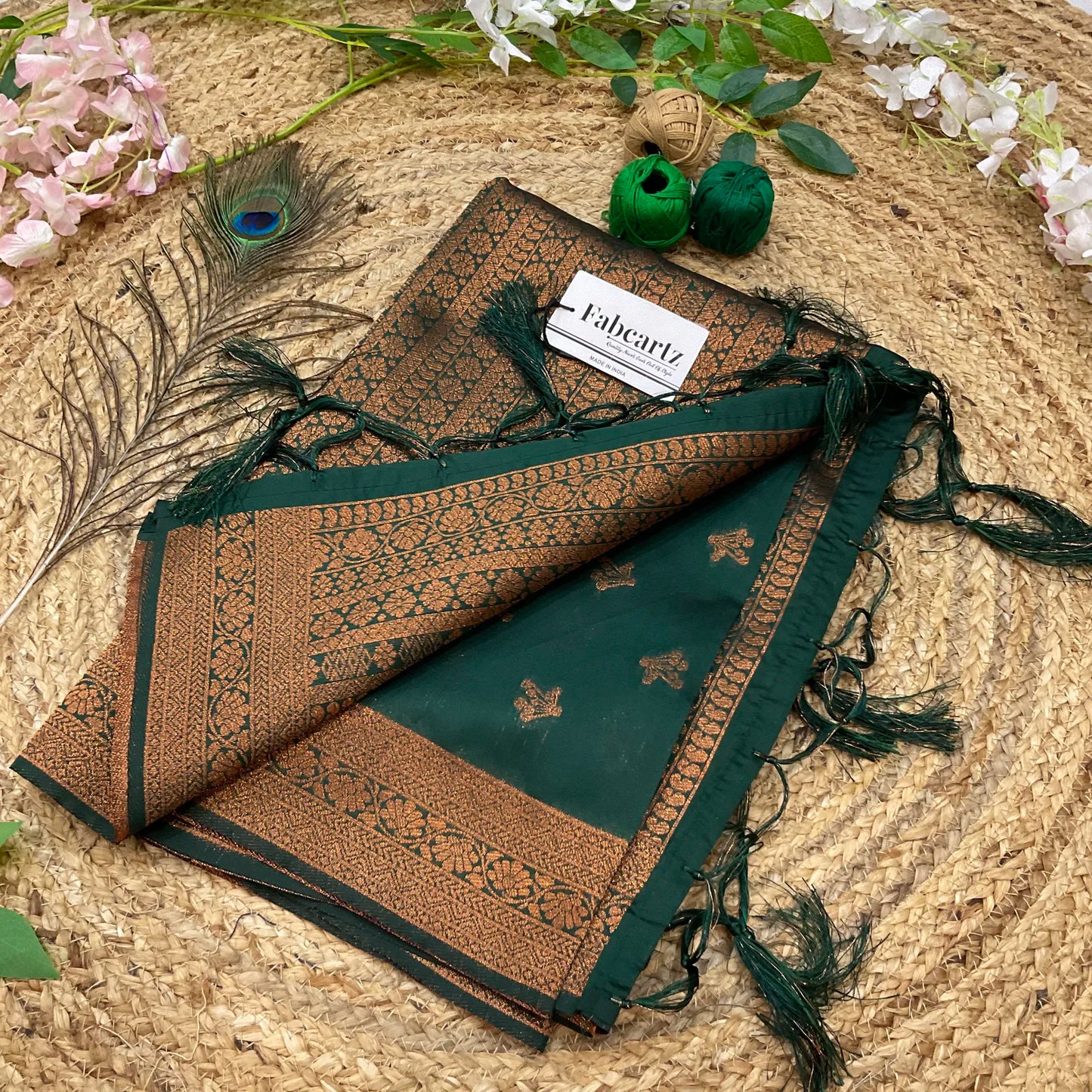 LichiSparrowDup Beautiful Jacquard Woven Design Dupatta for women | Only Dupatta