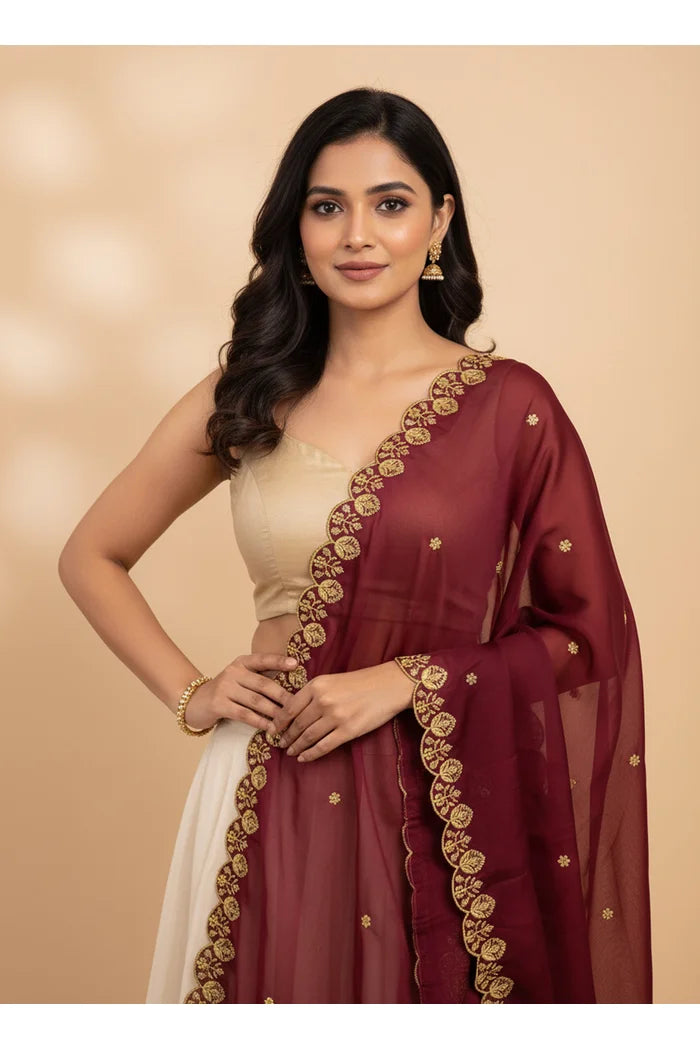 Beautiful Embroidery work Rangoli Dupatta for women | Only Dupatta Starwars Dup