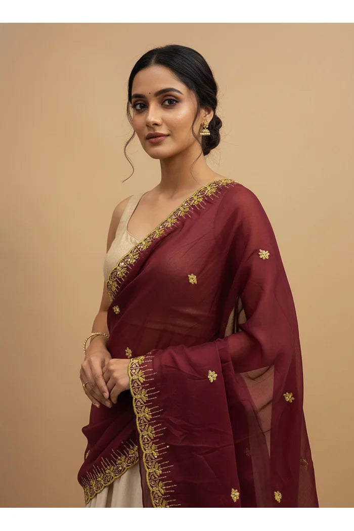 Beautiful Embroidery work Rangoli Dupatta for women | Only Dupatta Kalyani Dup