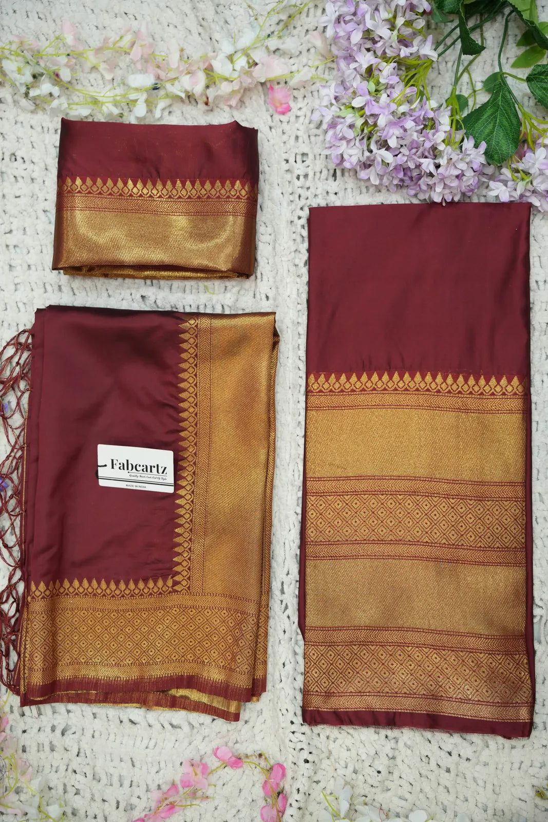 South Indian Festival Traditional Half Saree (NarayanPet)