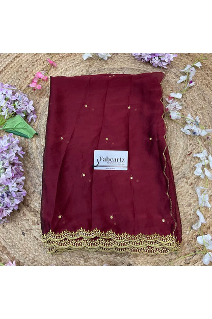 Beautiful Embroidery work Rangoli Dupatta for women | Only Dupatta Ishita Dup