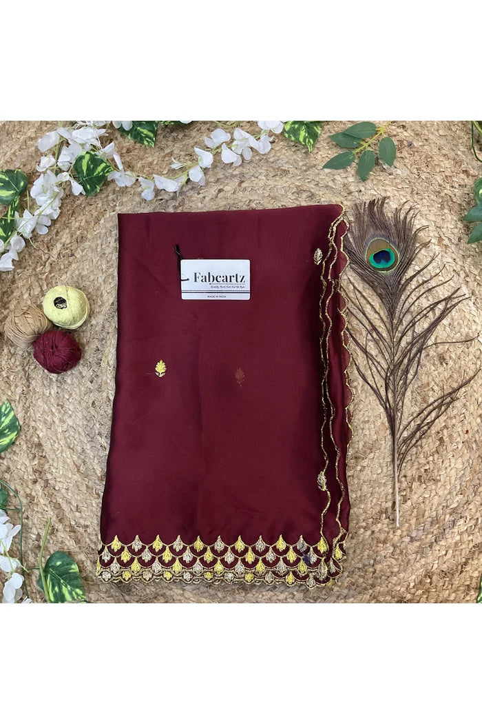 Beautiful Embroidery work Rangoli Dupatta for women | Only Dupatta Pranavi Dup