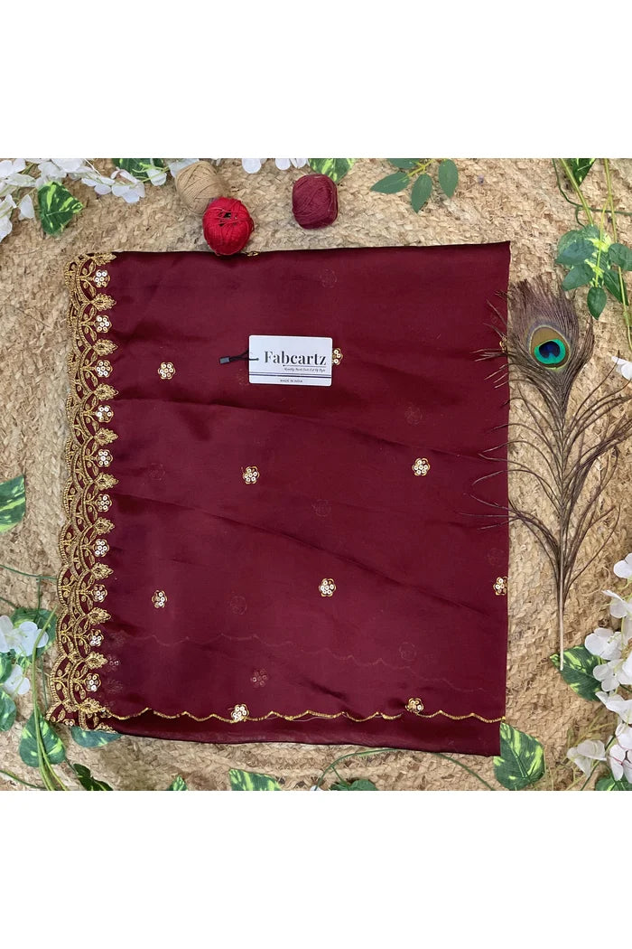 Beautiful Embroidery work Rangoli Dupatta for women | Only Dupatta PihuSudha Dup