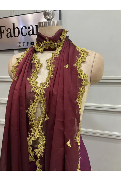 Beautiful Embroidery work Rangoli Dupatta for women | Only Dupatta LineShower Dup