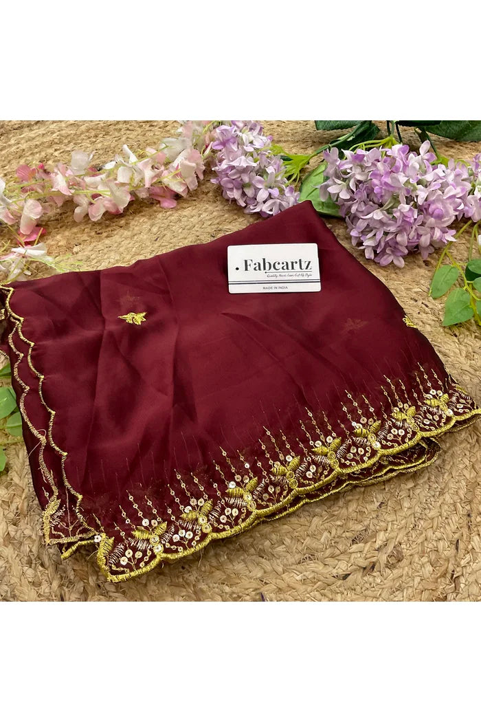 Beautiful Embroidery work Rangoli Dupatta for women | Only Dupatta Kalyani Dup