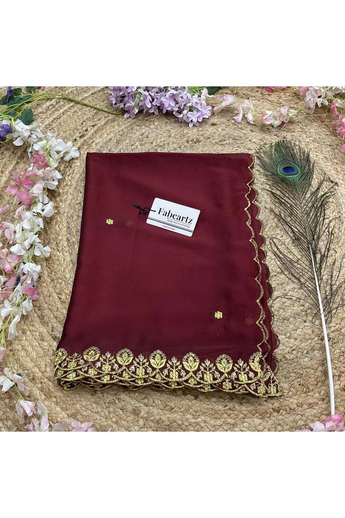 Beautiful Embroidery work Rangoli Dupatta for women | Only Dupatta Starwars Dup
