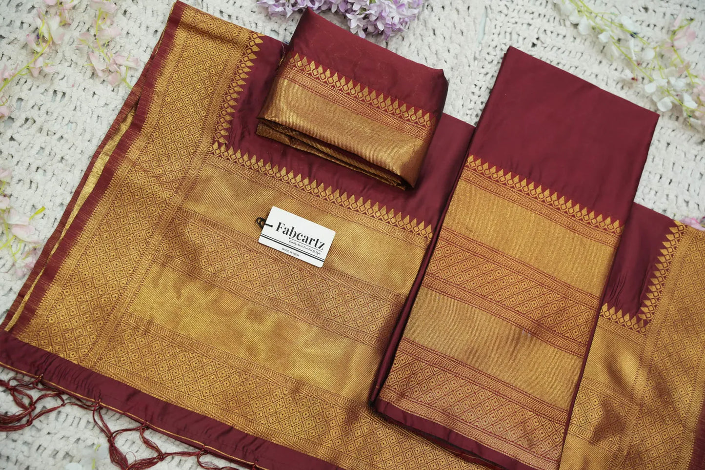 South Indian Festival Traditional Half Saree (NarayanPet)