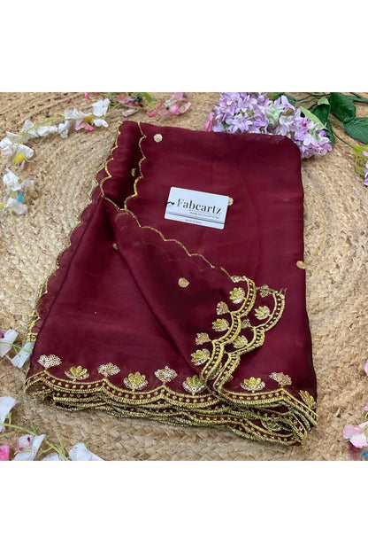 Beautiful Embroidery work Rangoli Dupatta for women | Only Dupatta Juhi Dup