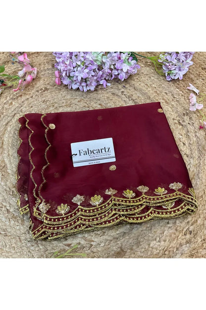 Beautiful Embroidery work Rangoli Dupatta for women | Only Dupatta Juhi Dup