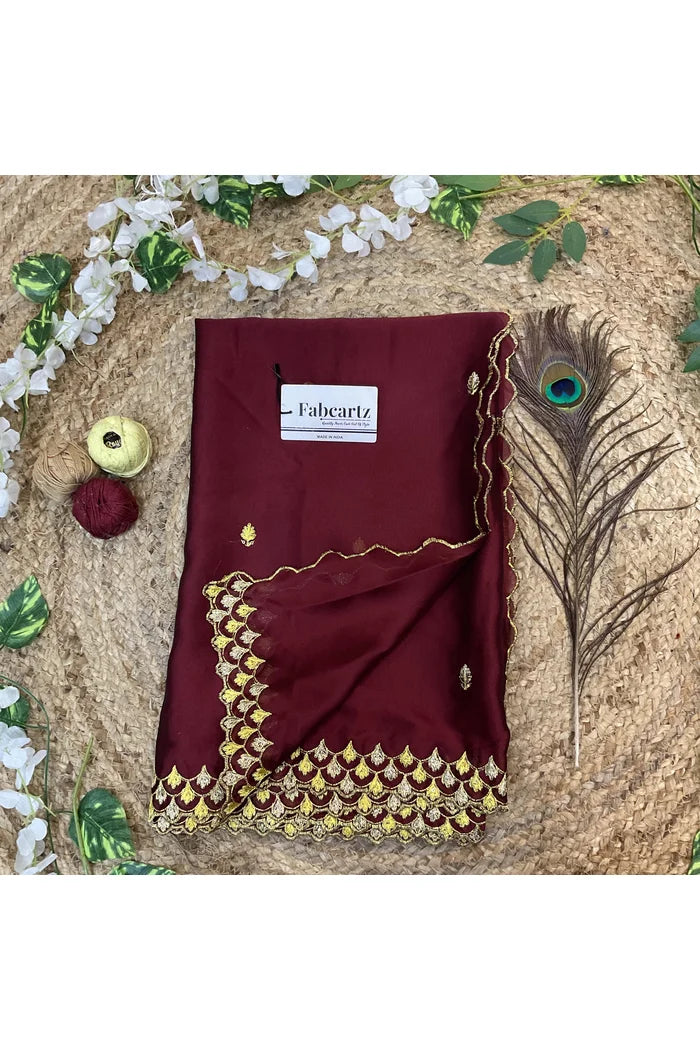 Beautiful Embroidery work Rangoli Dupatta for women | Only Dupatta Pranavi Dup