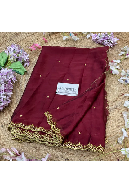 Beautiful Embroidery work Rangoli Dupatta for women | Only Dupatta Ishita Dup