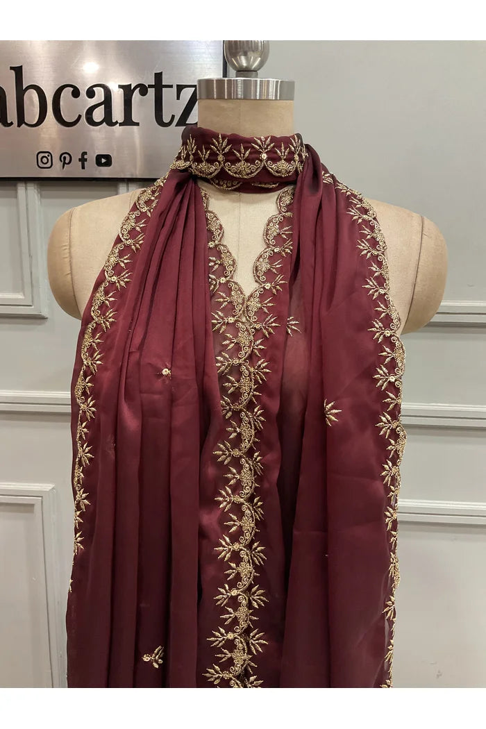 Beautiful Embroidery work Rangoli Dupatta for women | Only Dupatta Rashmika Dup
