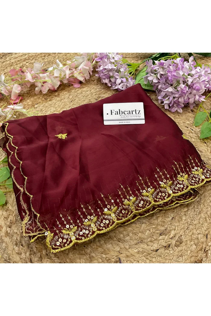 Beautiful Embroidery work Rangoli Dupatta for women | Only Dupatta Kalyani Dup