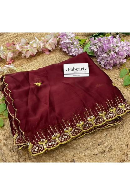 Beautiful Embroidery work Rangoli Dupatta for women | Only Dupatta Kalyani Dup
