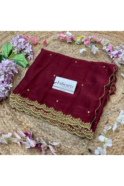 Beautiful Embroidery work Rangoli Dupatta for women | Only Dupatta Ishita Dup
