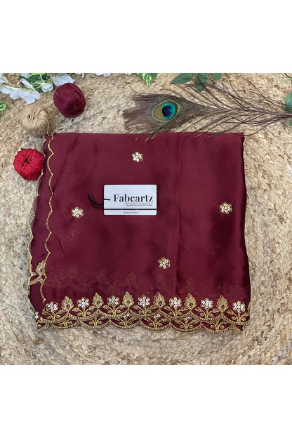 Beautiful Embroidery work Rangoli Dupatta for women | Only Dupatta PihuSudha Dup