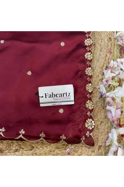 Beautiful Hand work and Beads work Rangoli Dupatta for women | Only Dupatta Dharani Dup