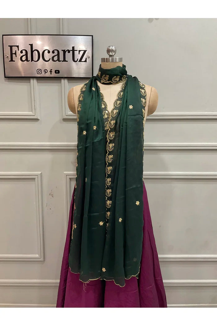 Beautiful Embroidery Rangoli Dupatta for women | Only Dupatta Chote Morwali Dup