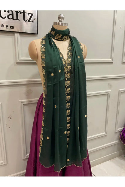 Beautiful Embroidery Rangoli Dupatta for women | Only Dupatta Chote Morwali Dup