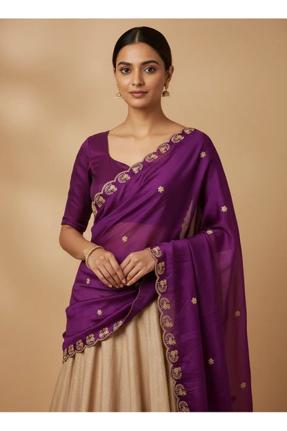 Beautiful Embroidery Rangoli Dupatta for women | Only Dupatta Chote Morwali Dup